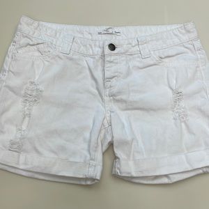 2.1 DENIM DISTRESSED SHORTS